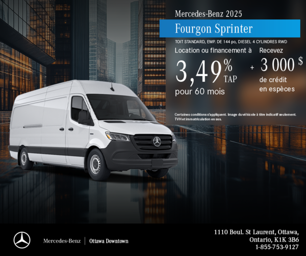 Fourgon Sprinter Cargo 2025