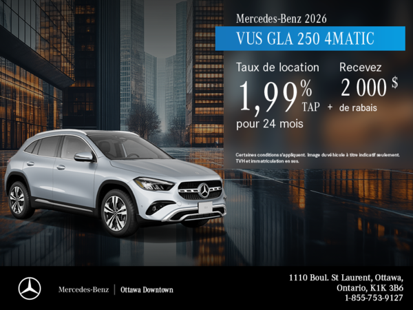 VUS GLA 250 4MATIC 2026