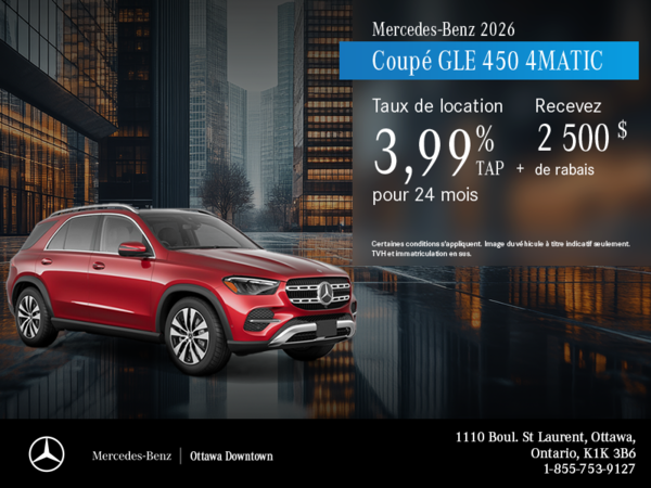 VUS GLE 450 4MATIC 2026