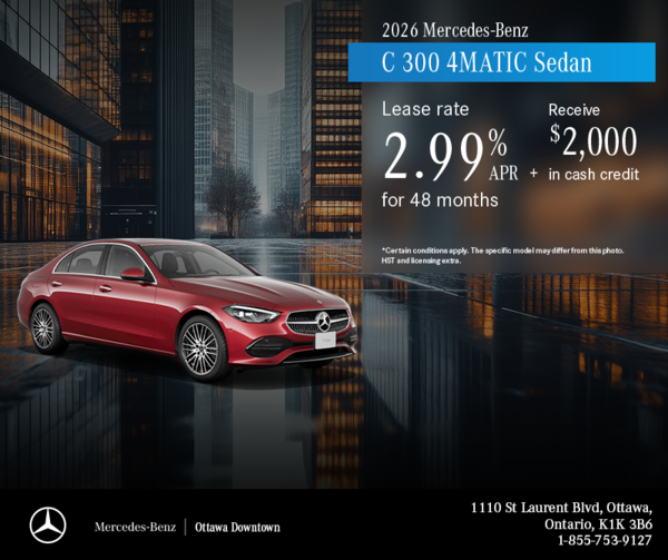 2026 C 300 4Matic Sedan