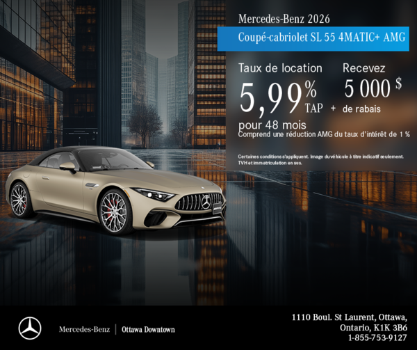 2026 Coupé-cabriolet SL 55 4MATIC+ AMG