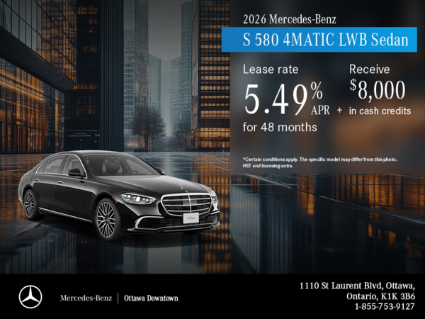 2026 S 580 4MATIC LWB Sedan