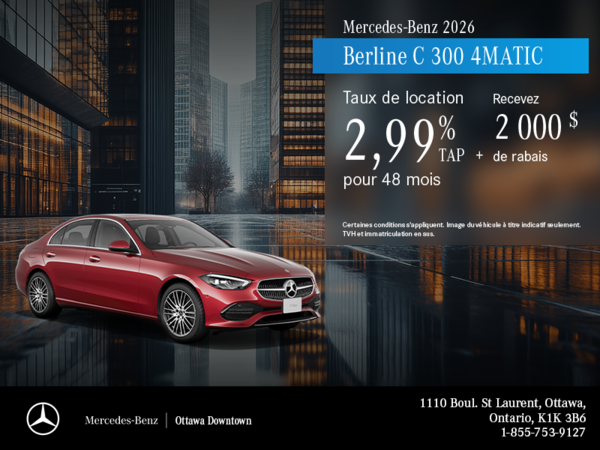 Berline C 300 4Matic 2026