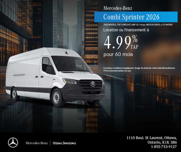 Fourgon Combi Sprinter 2026