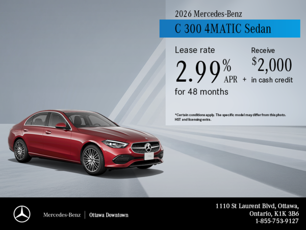 2026 C 300 4Matic Sedan