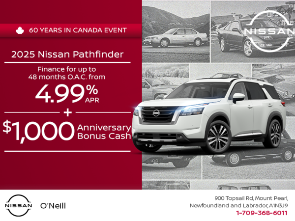 Get the 2025 Nissan Pathfinder Today!