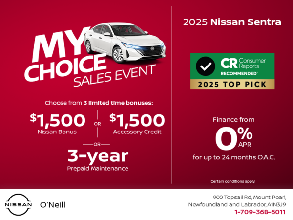 Get the 2025 Nissan Sentra today!