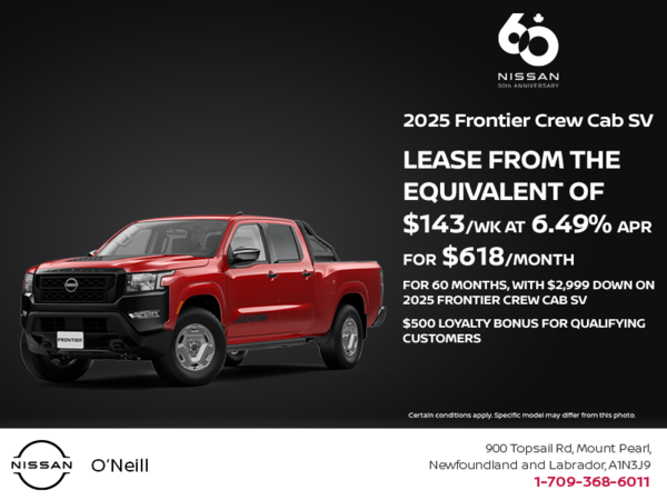 Get the 2025 Nissan Frontier Today!