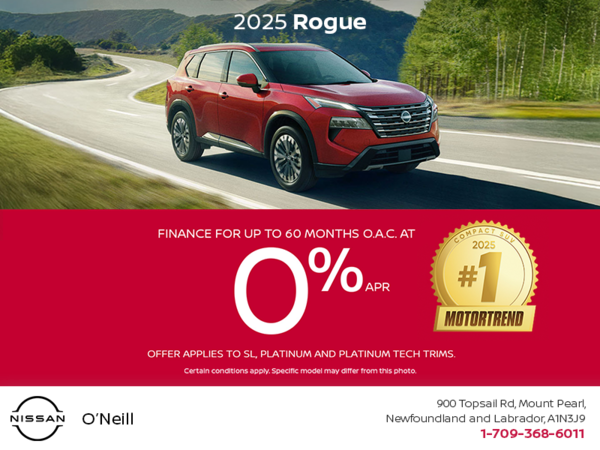 Get the 2025 Nissan Rogue Today!