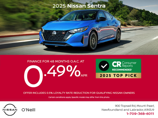 Get the 2025 Nissan Sentra today!