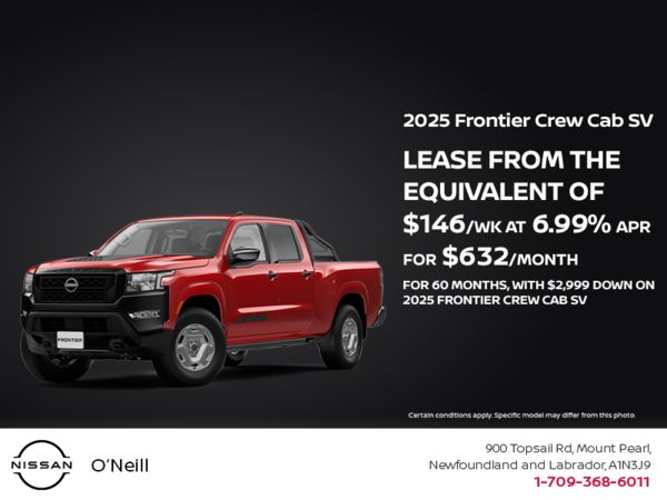 Get the 2025 Nissan Frontier Today!