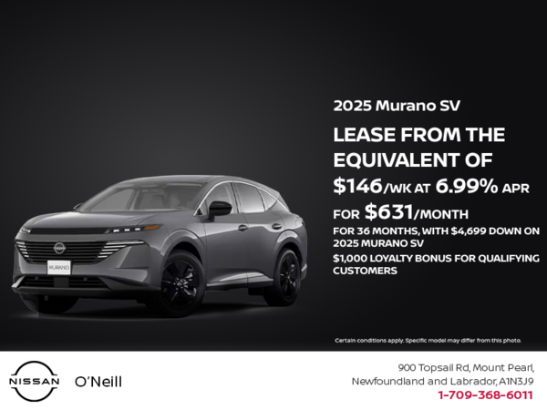 Get the 2025 Nissan Murano today!