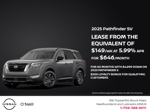 Get the 2025 Nissan Pathfinder Today!