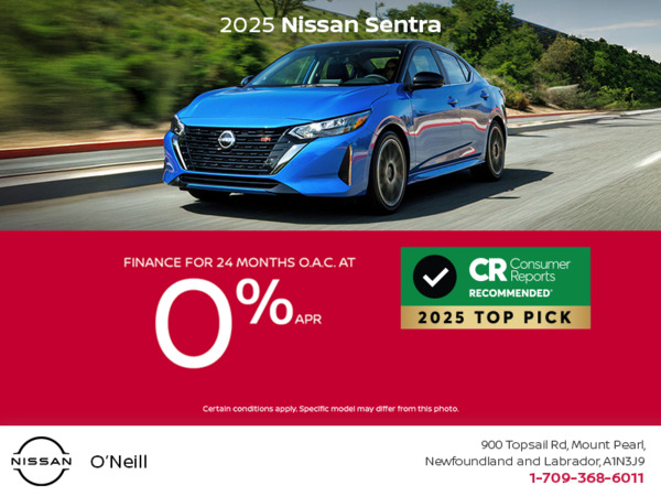 Get the 2025 Nissan Sentra Today!