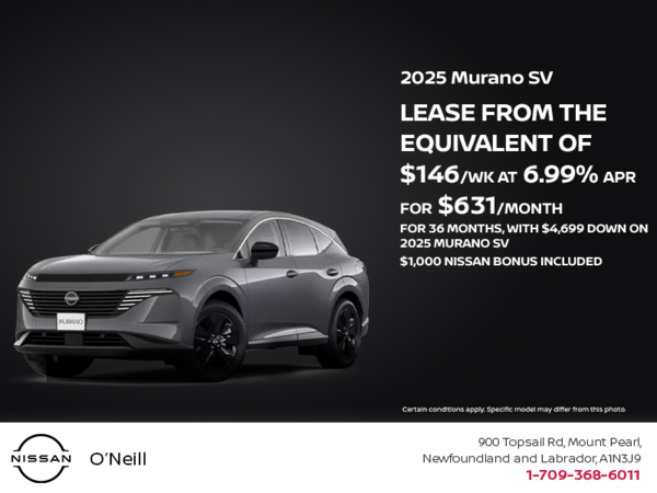 Get the 2025 Nissan Murano today!
