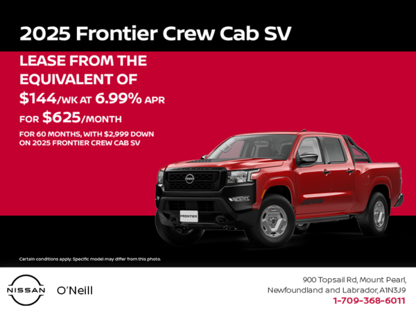 Get the 2025 Nissan Frontier Today!