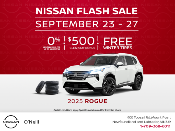 Get the 2025 Nissan Rogue Today!