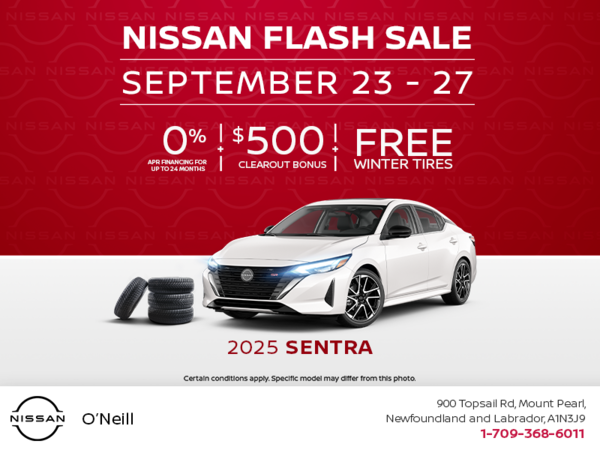Get the 2025 Nissan Sentra Today!