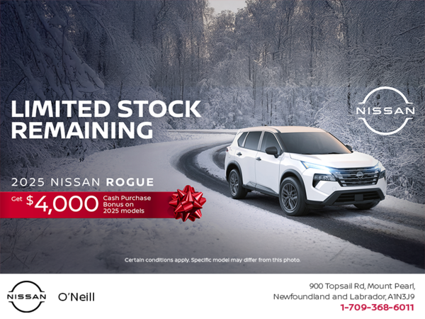 Get the 2025 Nissan Rogue Today!
