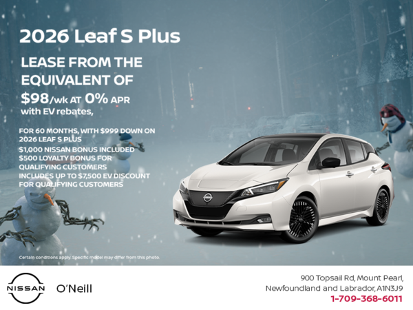 Get the 2026 Nissan Leaf!
