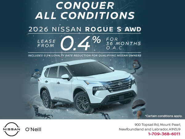 Get the 2026 Nissan Rogue Today!