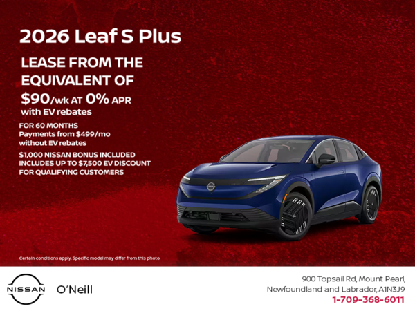 Get the 2026 Nissan Leaf!