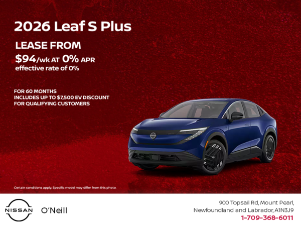 Get the 2026 Nissan Leaf!