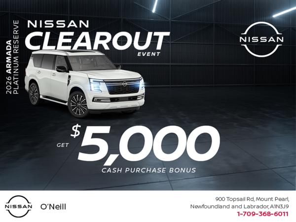 Get the 2026 Nissan Armada Today!