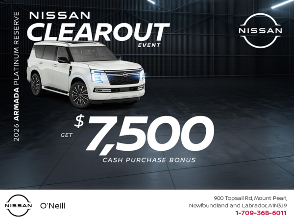 Get the 2026 Nissan Armada Today!