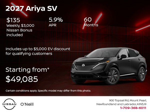 2027 Nissan Ariya