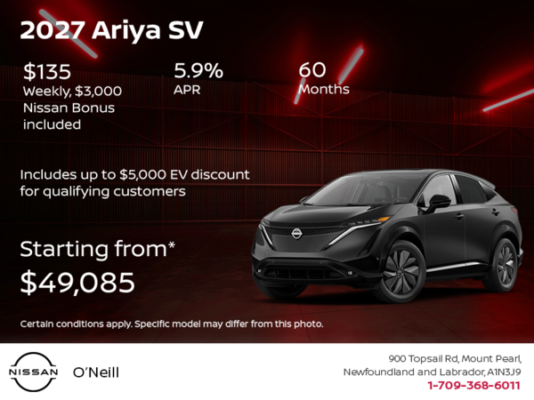 2027 Nissan Ariya