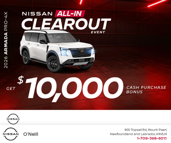 Get the 2026 Nissan Armada Today!