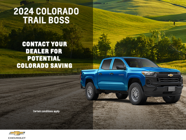 Get the 2024 Chevrolet Colorado