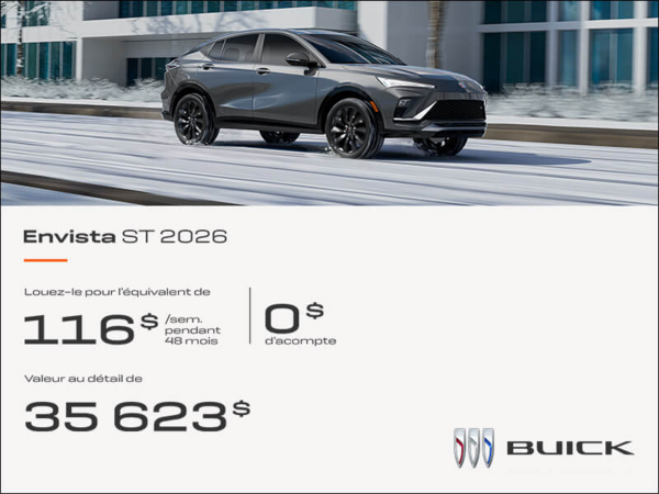 Procurez-vous la Buick Envista 2026
