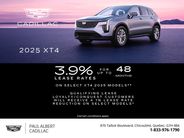 2025 Cadillac XT4