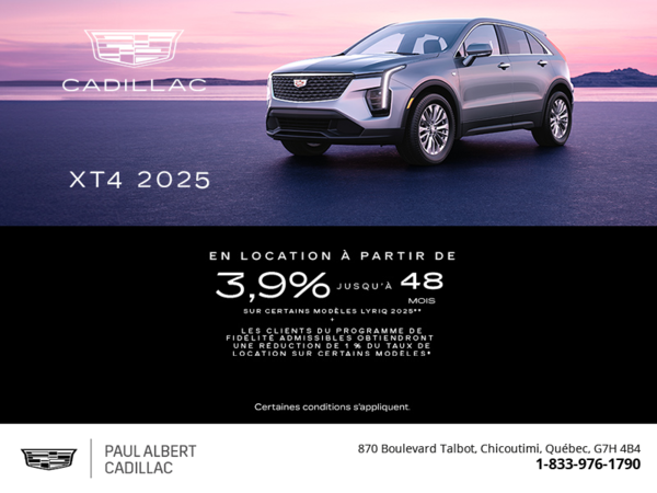 Cadillac XT4 2025