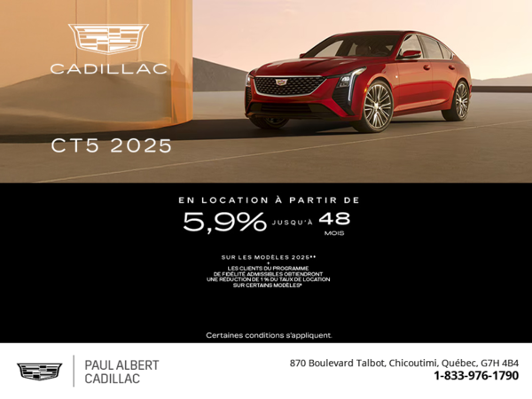 Cadillac CT5 2025