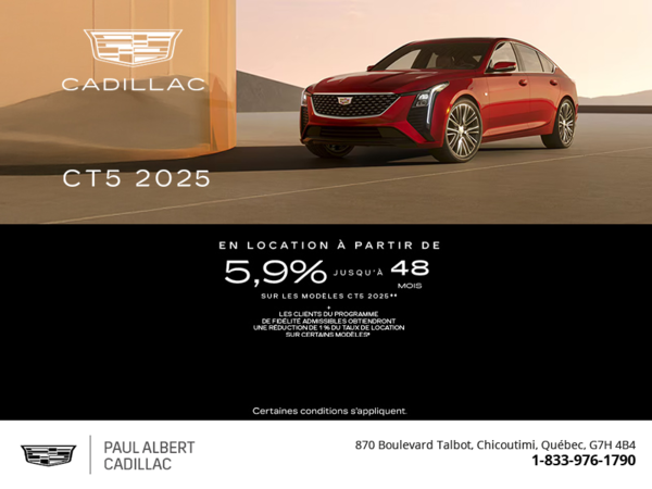 Cadillac CT5 2025