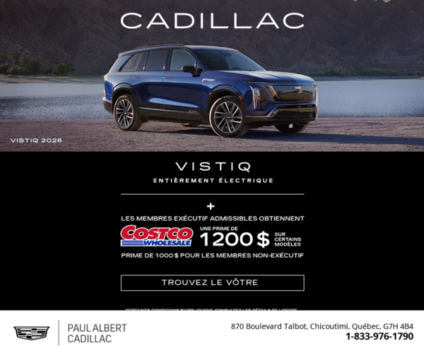 Cadillac Vistiq 2026