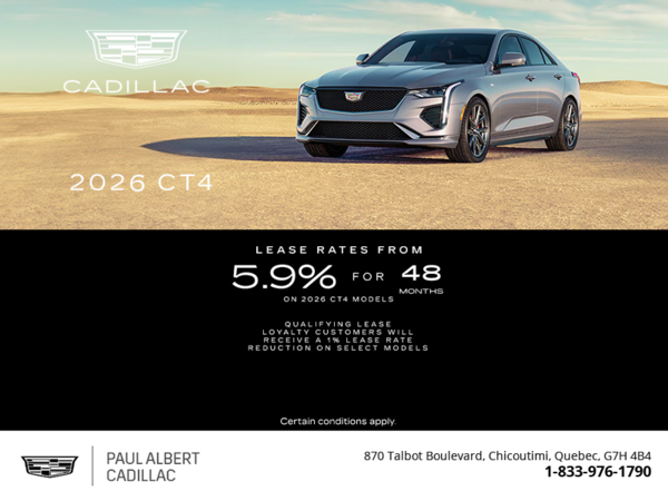 2026 Cadillac CT4