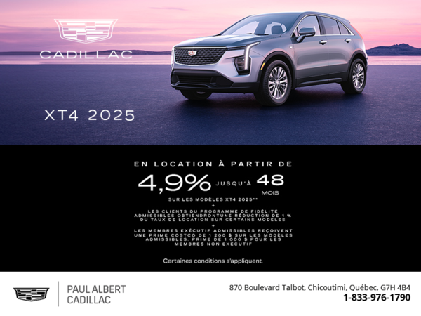 Cadillac XT4 2025