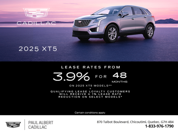 2025 Cadillac XT5