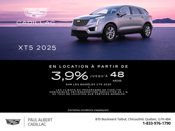 Cadillac XT5 2025