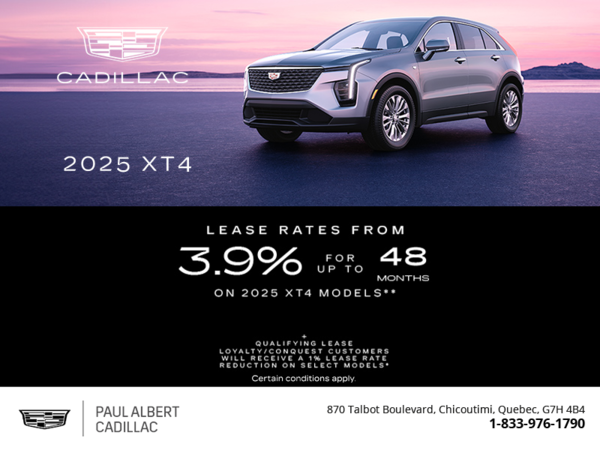 2025 Cadillac XT4