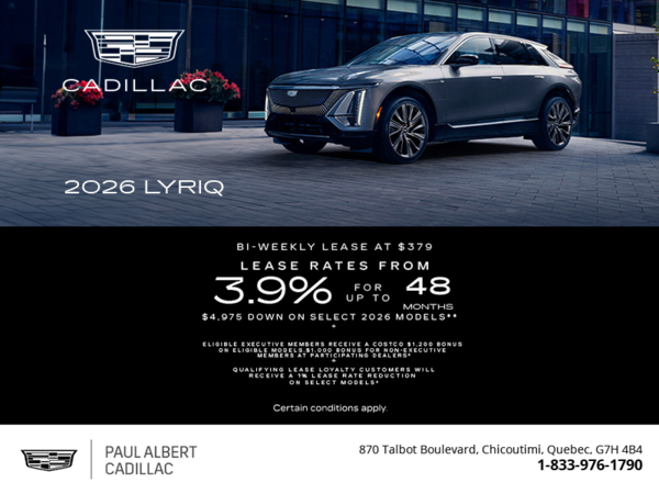 2026 Cadillac Lyriq