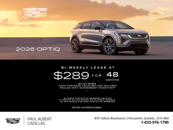 2026 Cadillac Optiq