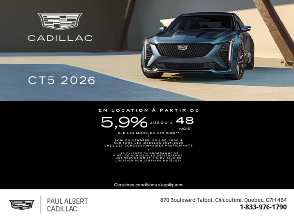 Cadillac CT5 2026