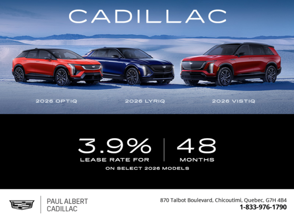 2026 Optiq - Lyriq - Vistiq