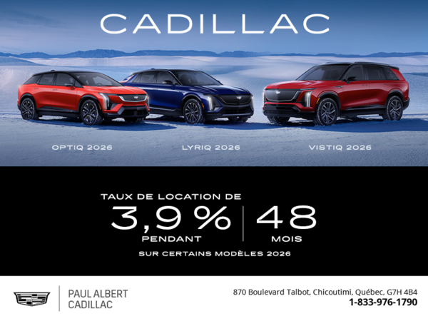 Optiq - Lyriq - Vistiq 2026