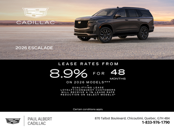 2026 Cadillac Escalade